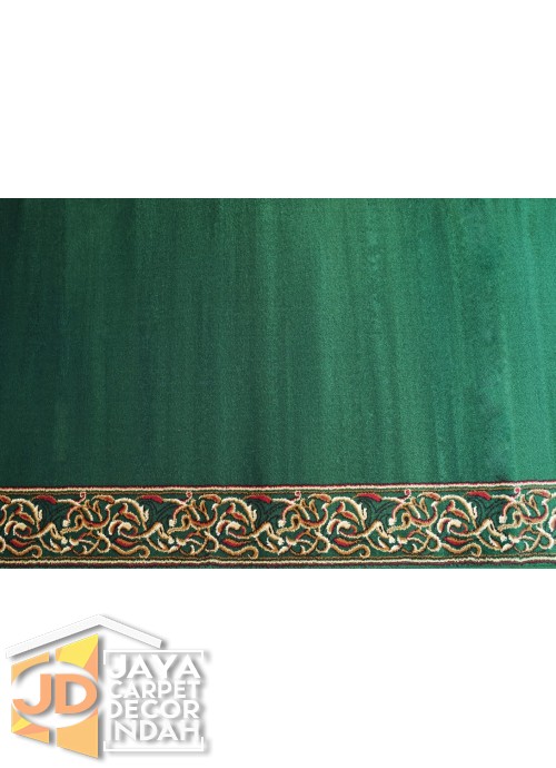 Karpet Sajadah ISTANBUL ZAM-ZAM Green Motif Polos 120x600, 120x1200, 120x1800, 120x2400, 120x3000